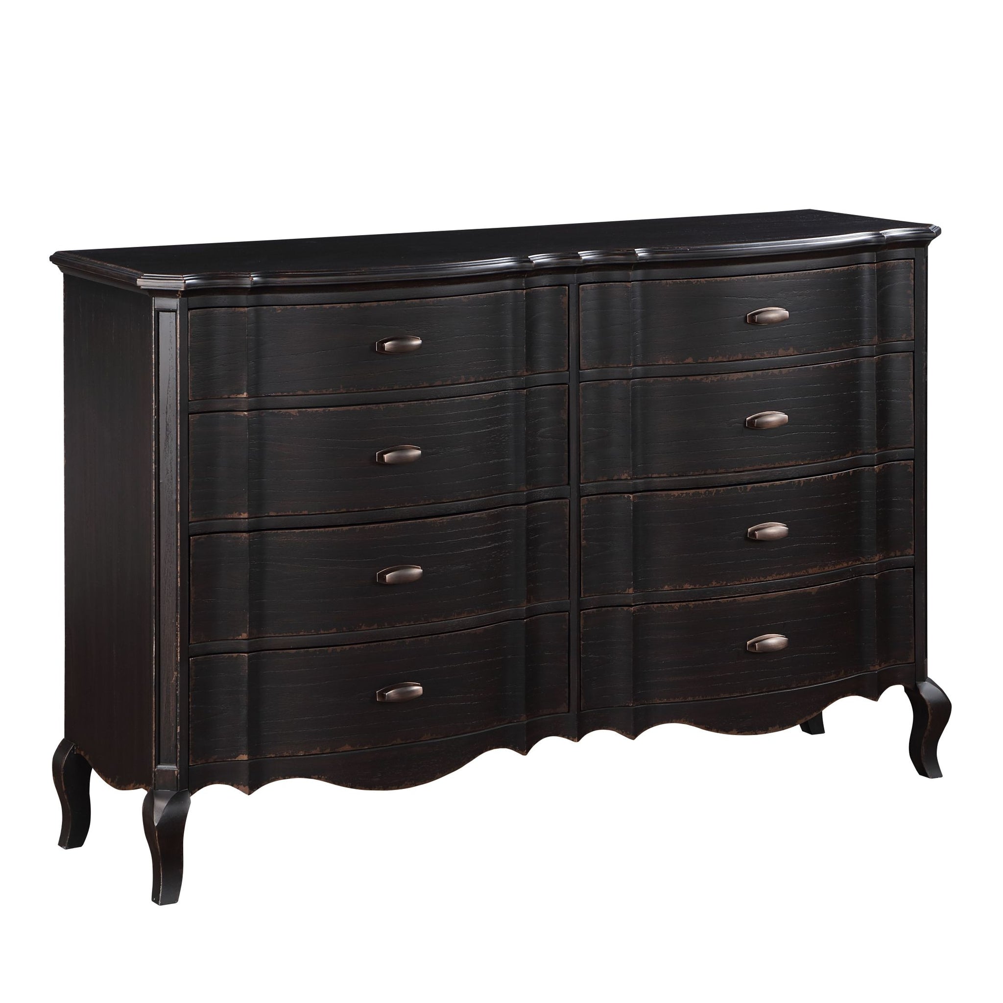 Chelmsford Dresser, Black Antique Finish Bd02299 Antique Black Wood