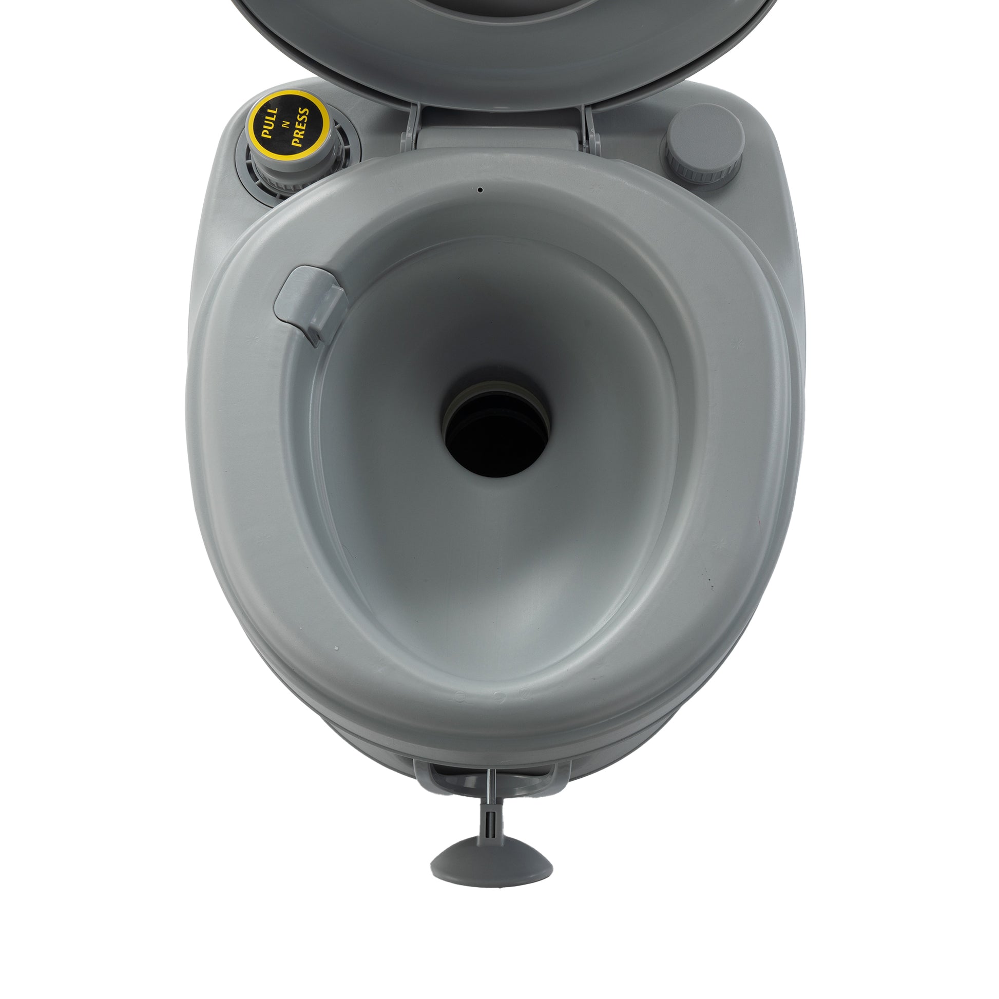 5.3 Gallons Portable Toilet Gray Hdpe