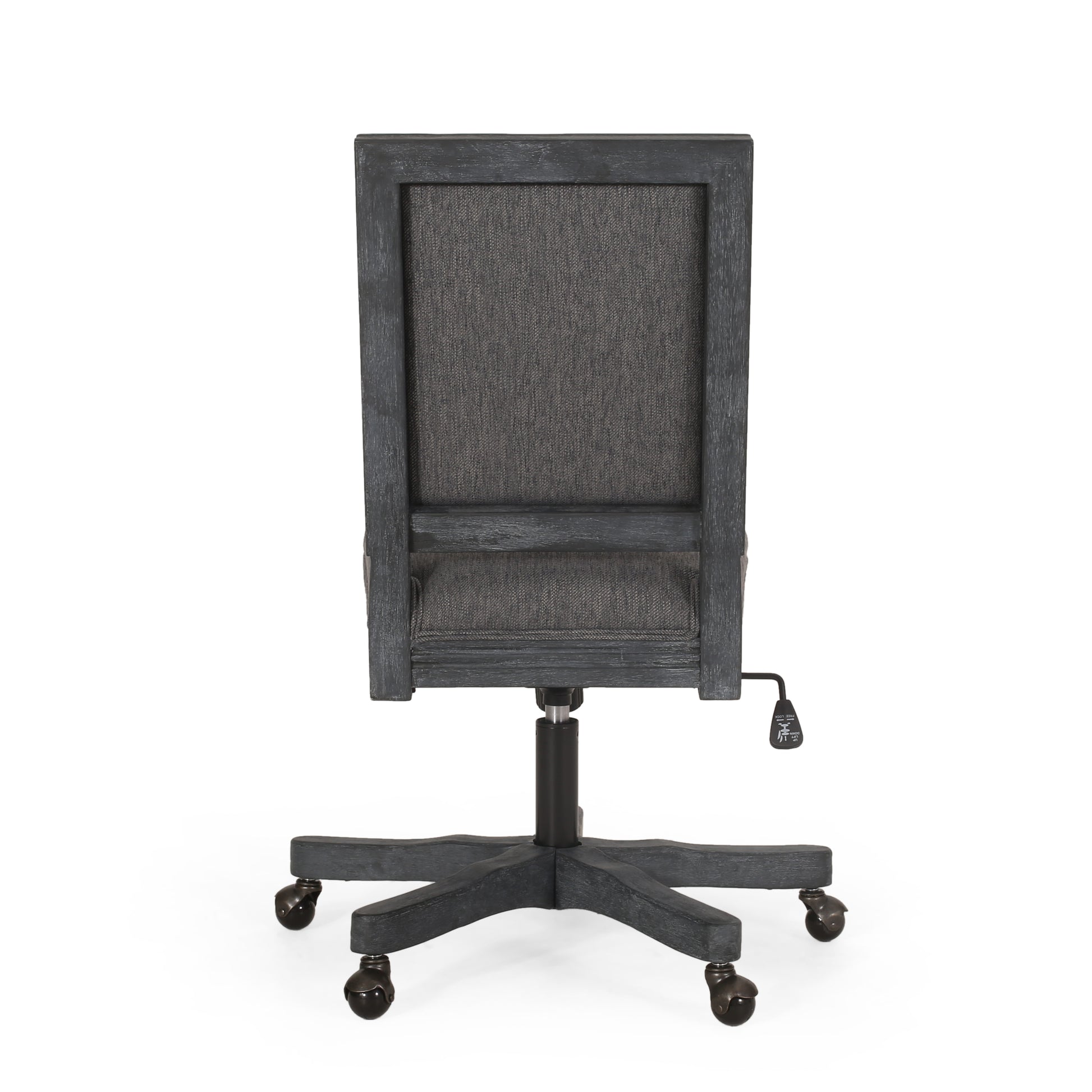 Swivel&Lift Office Chair Grey Fabric