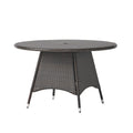 Corsica Rd Dining Table Brown Wicker