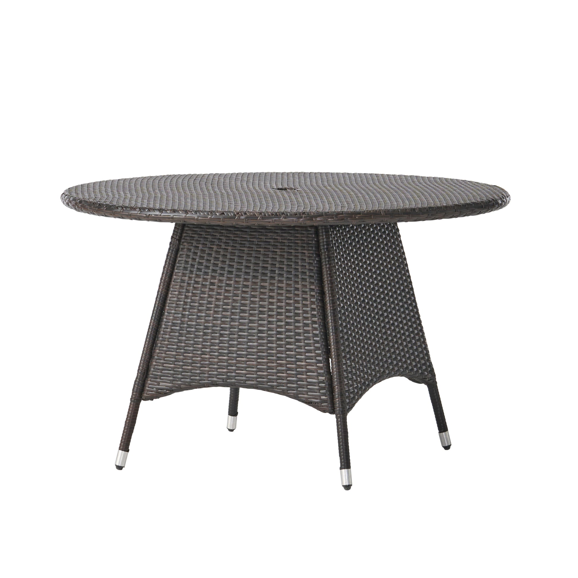 Corsica Rd Dining Table Brown Wicker