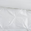 7 Piece Tufted Comforter Set White King King White Polyester