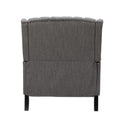 One And Half Seater Recliner Charcoal Fabric