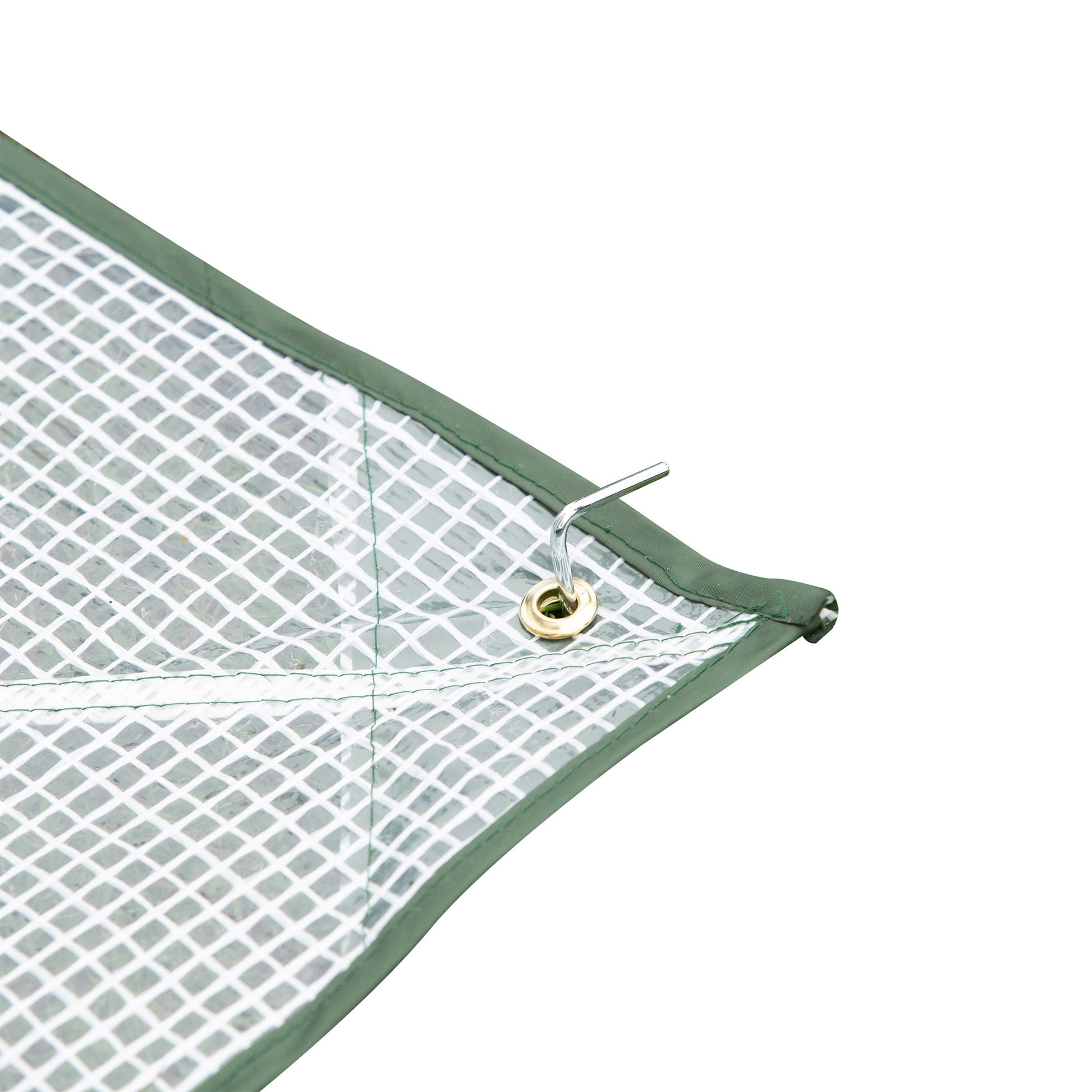 Outsunny 7' X 7' X 6' Portable Walk In Greenhouse, Pop Up Setup, Outdoor Garden Hot House, Hobby Greenhouse Tent With Zipper Door For Growing Flowers, Herbs, Vegetables, Saplings, Succulents, White White Steel