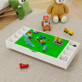 The 2 In 1 Rollaway Play Table And Toy Organizer Compatible With Lego Suitable For Storing Under Bed Or Sofa White 38