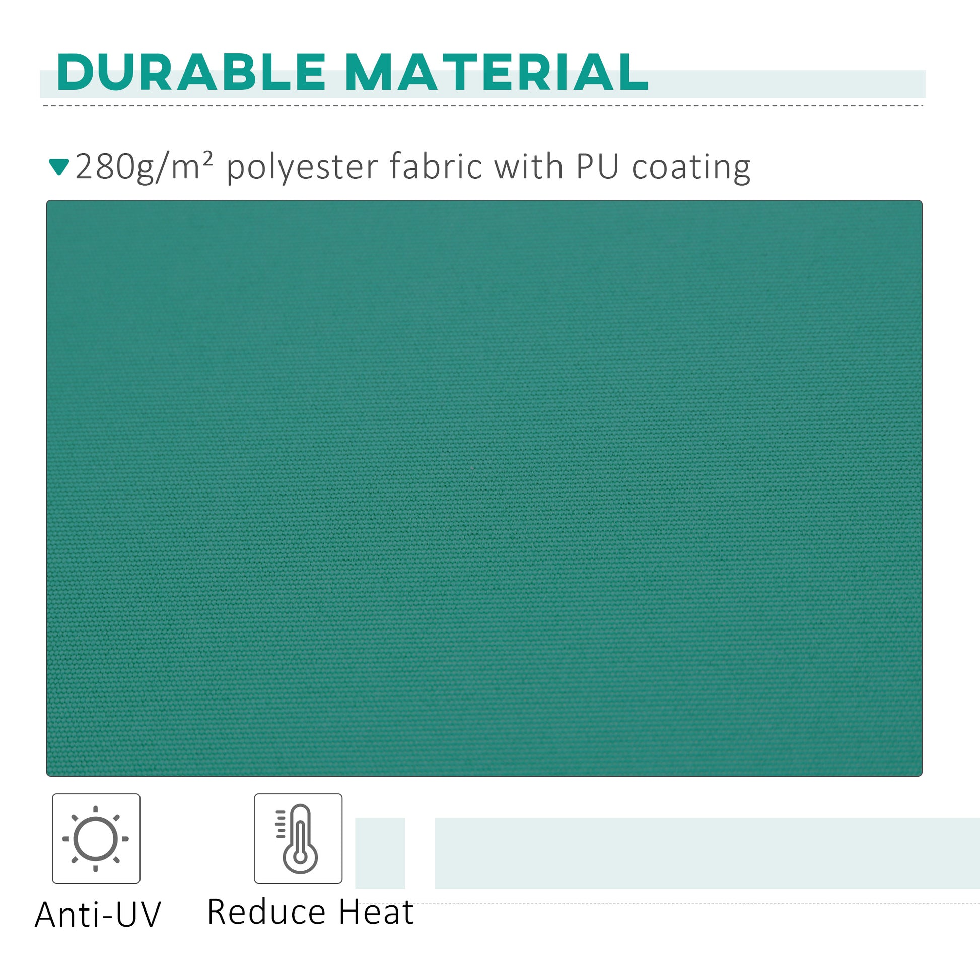 Outsunny 13' X 8' Retractable Awning, Patio Awnings, Sunshade Shelter W Manual Crank Handle, Uv & Water Resistant Fabric And Aluminum Frame For Deck, Balcony, Yard, Green Green Aluminum