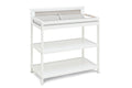 Connelly Changing Table White Rockport Gray White Gray Wood