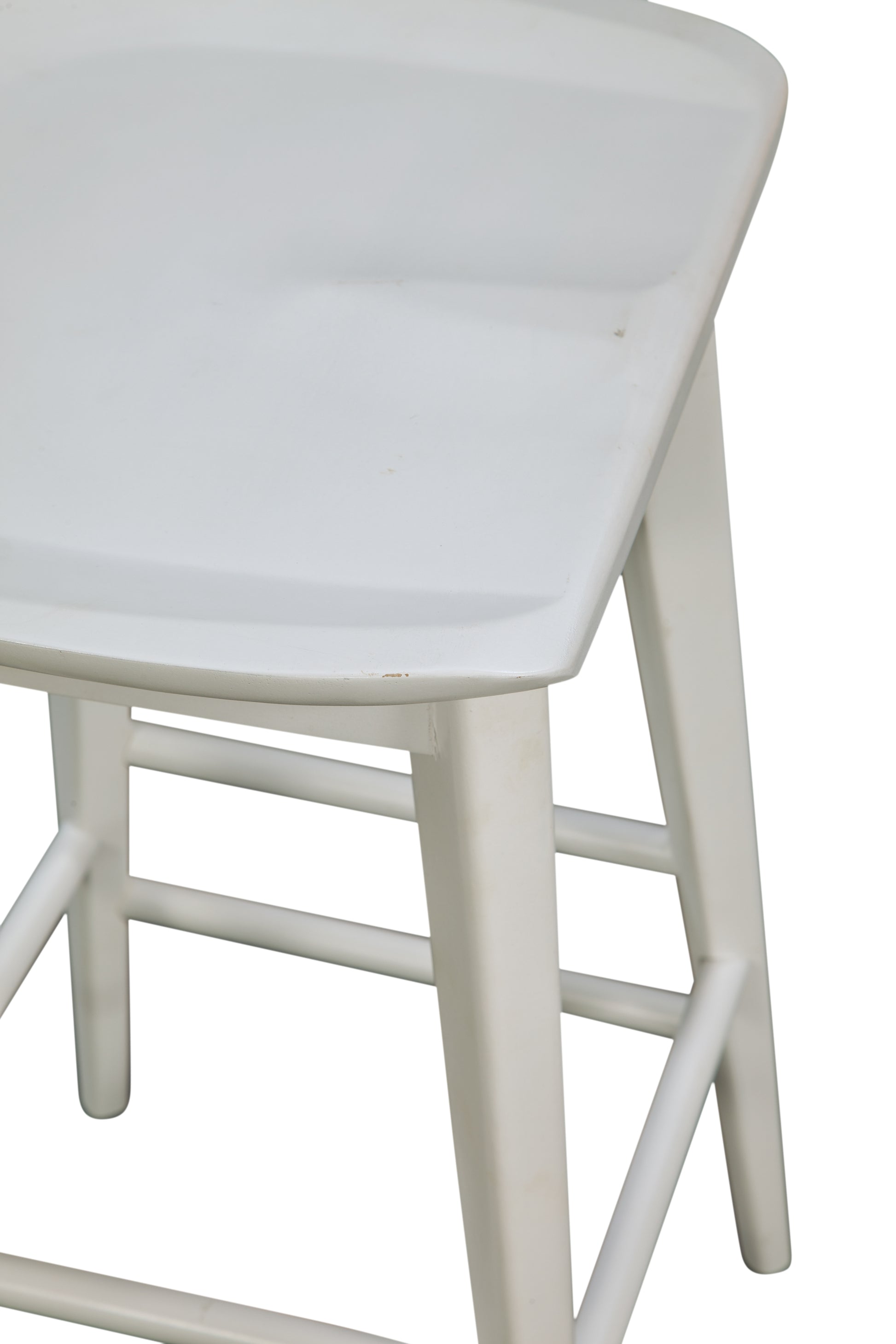 Hilton Counter Stool White White Wood