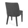 Dining Chair Mp2 Set Of 2 Charcoal Fabric