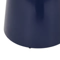 Metal S 2 End Table Navy Blue Iron