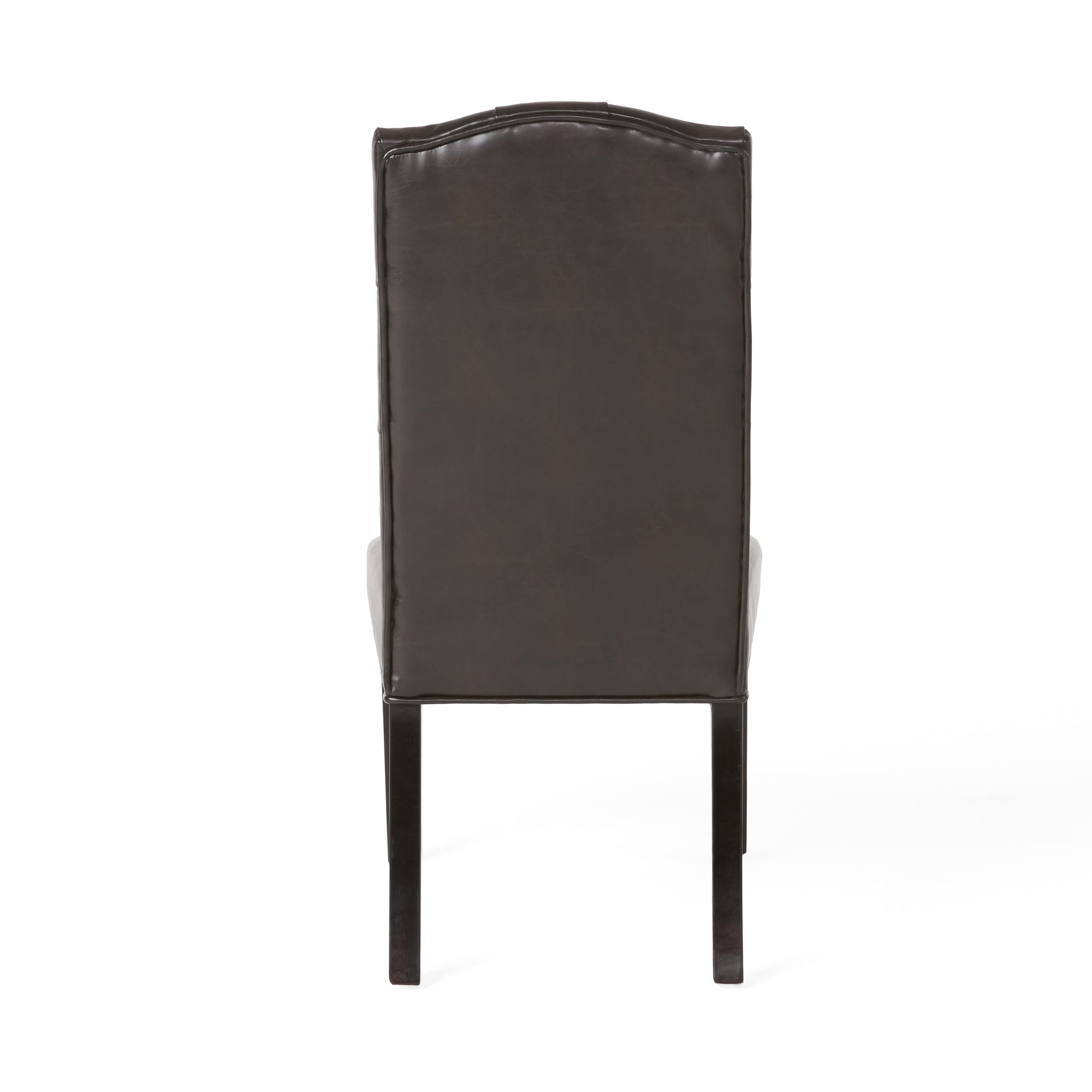 Harriet Kd Tufted Dining Chairs Mp2 Set Of 2 Brown Pu