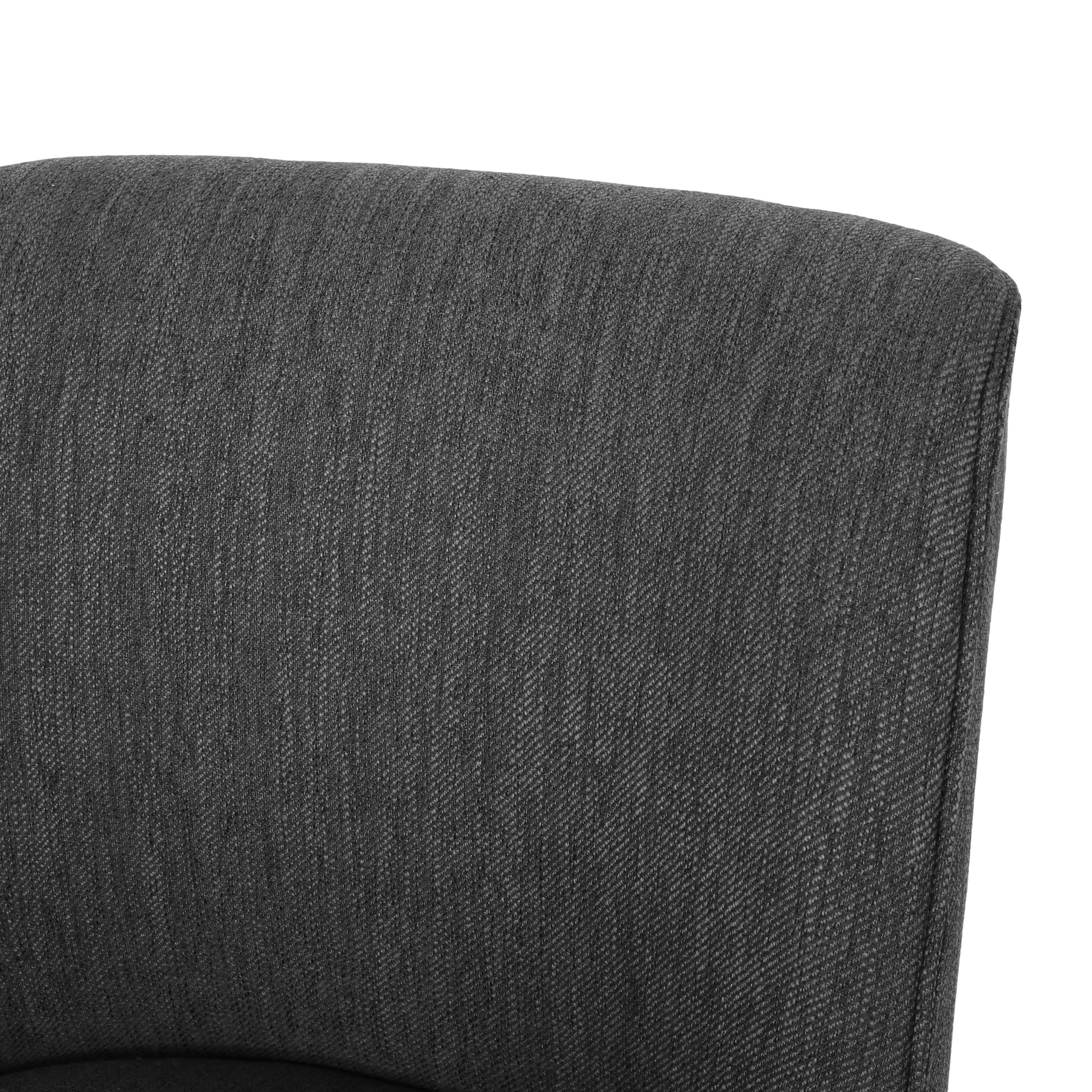 Dining Chair Mp2 Set Of 2 Charcoal Fabric