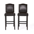 Markson Kd Barstool Set Of 2 Brown Cat Scratch Fabric