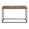 Lorenza Sofa Table Brown Brown Steel