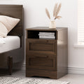 Delaney2 Drawer Nightstand Walnut Mdf