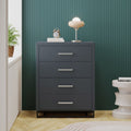 4 Drawer Chest Charcoal Grey Mdf