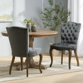 Dining Chair Mp2 Set Of 2 Charcoal Velvet