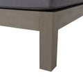 Brava X Back Corner Bench L With Coffee Table Dark Grey Acacia Wood