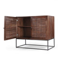 Punjab Buffet 2 Door - Rustic Brown Wood