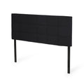 King Cal King Sized Headboard California King Black Fabric