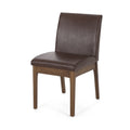 Dining Chair - Dark Brown Rubber Wood