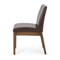 Dining Chair - Dark Brown Rubber Wood