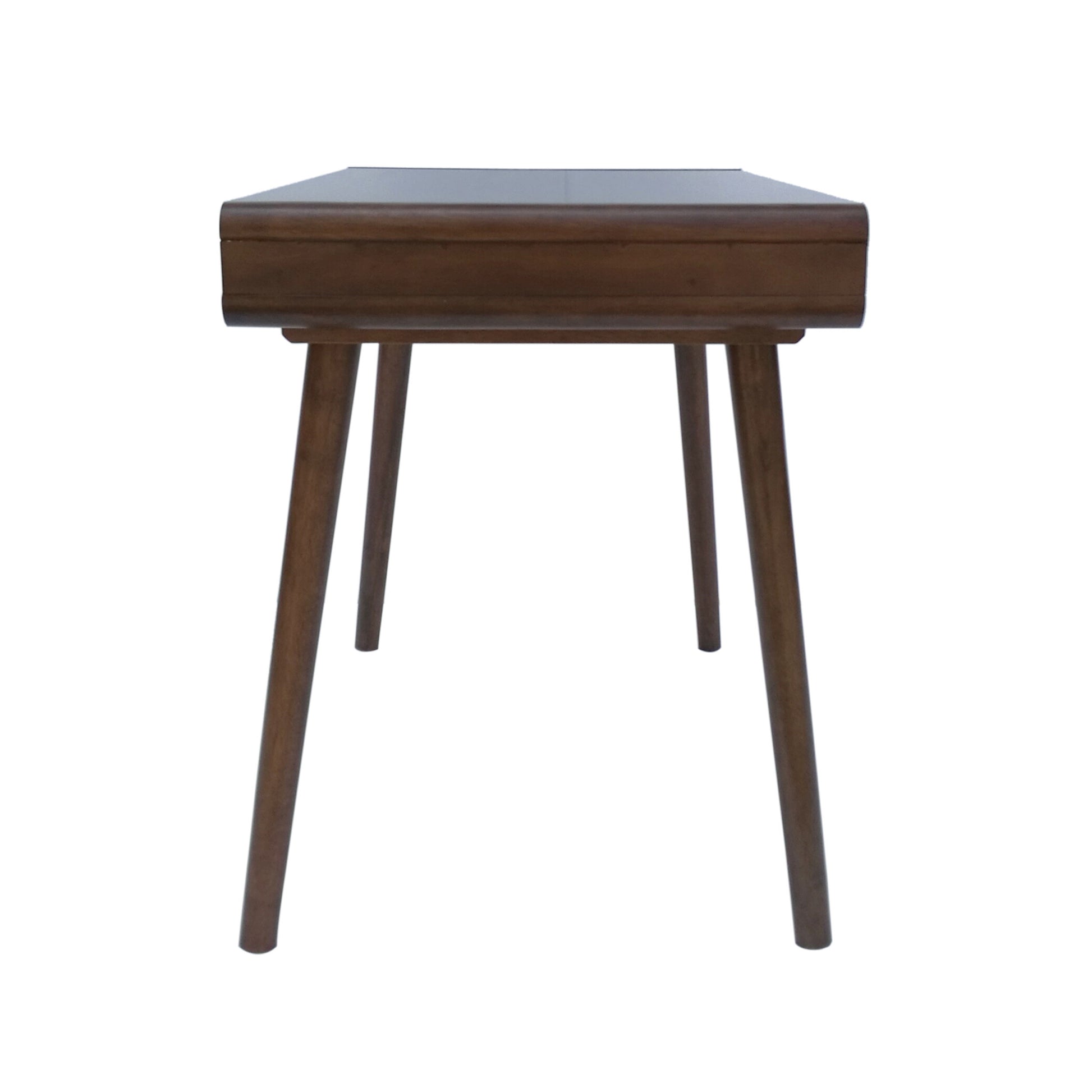 Tina Writing Desk Grey Brown Wood