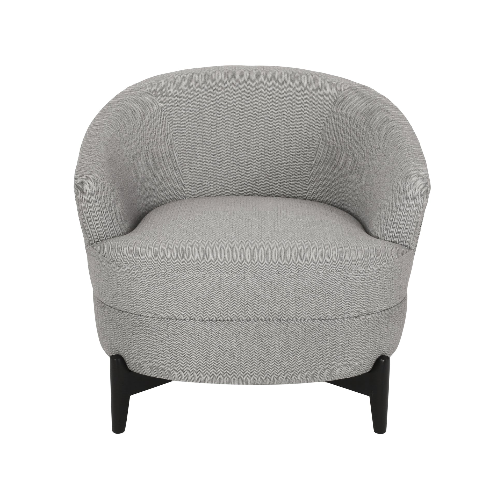 Club Chair Gray Fabric