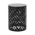 Metal End Table Large - Black Iron