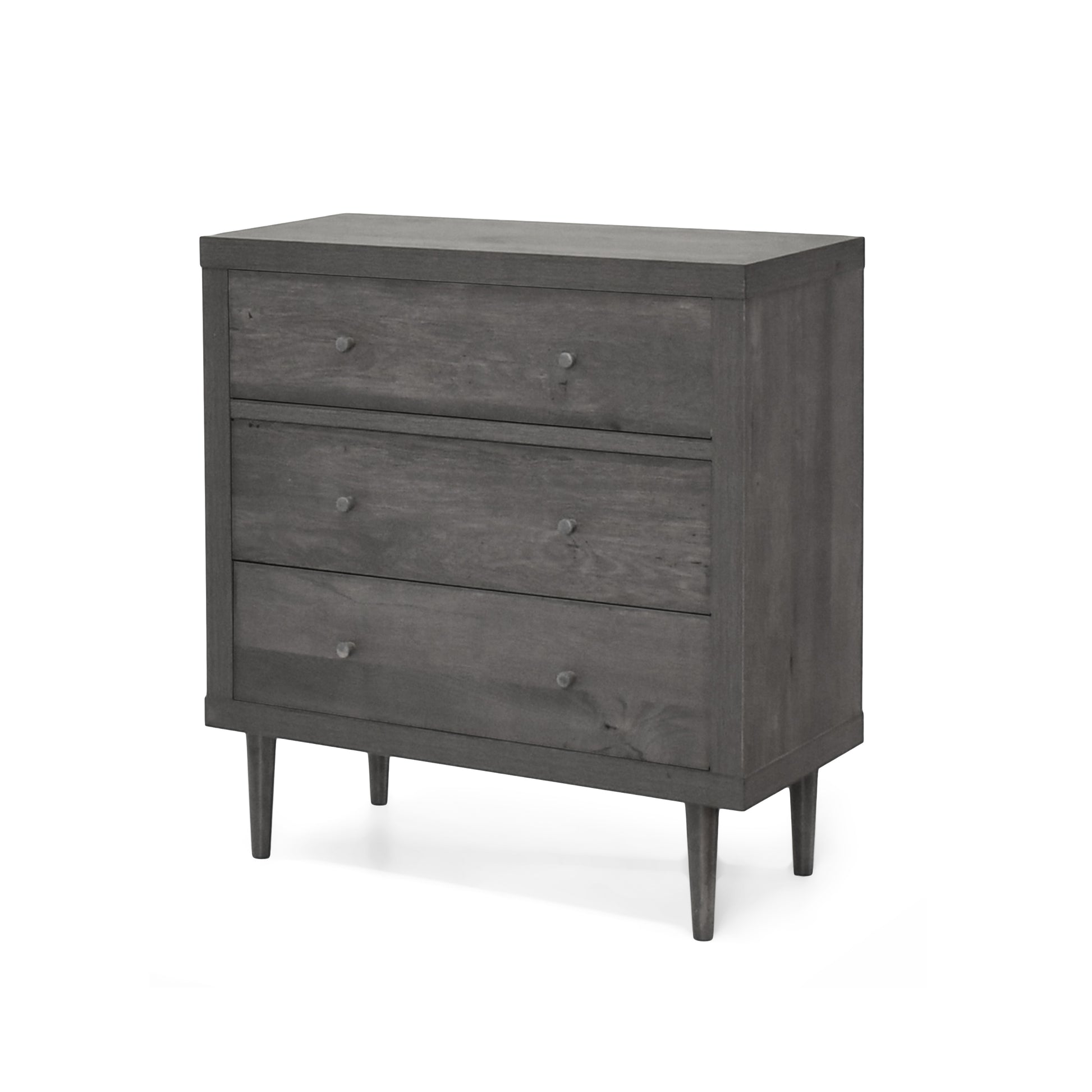 Nordic 3 Drawer Chest Grey Mdf