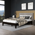 Nix Full Platform Bed Black Full Black Wood