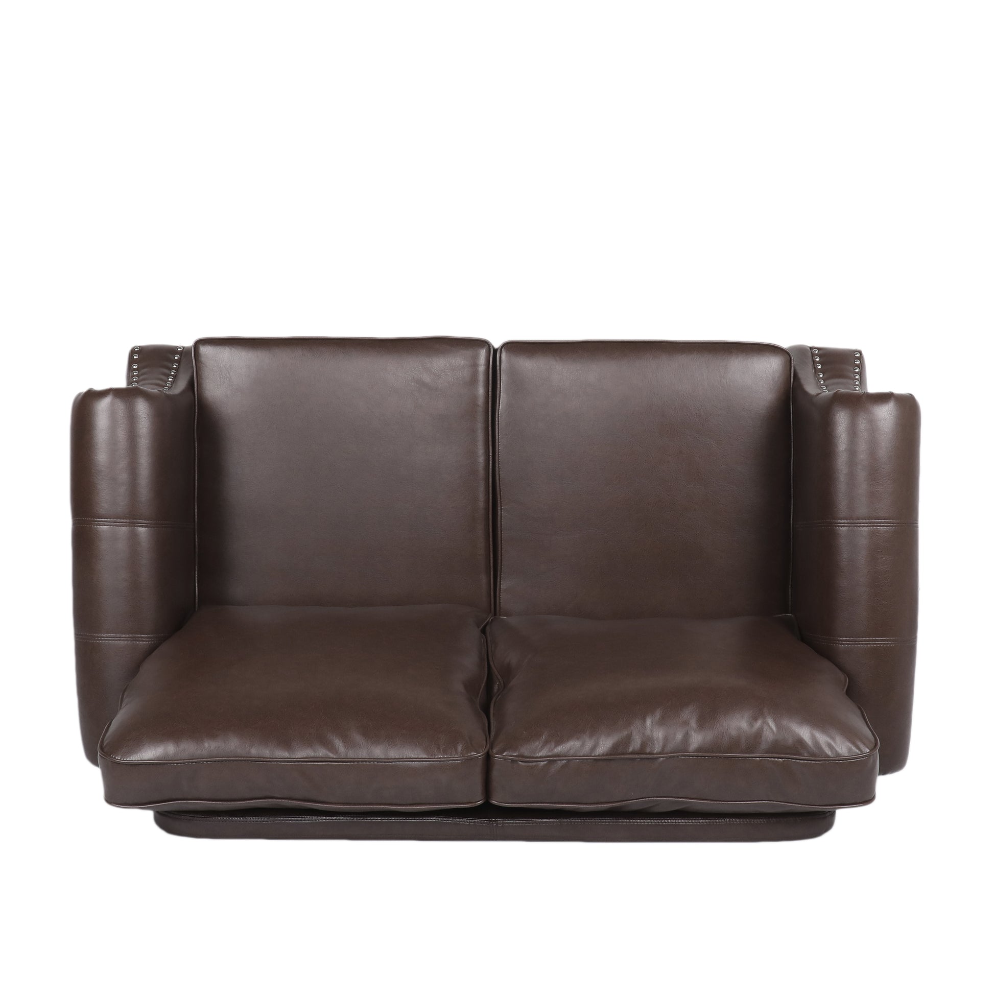 Seat Dark Brown Solid Wood Mdf