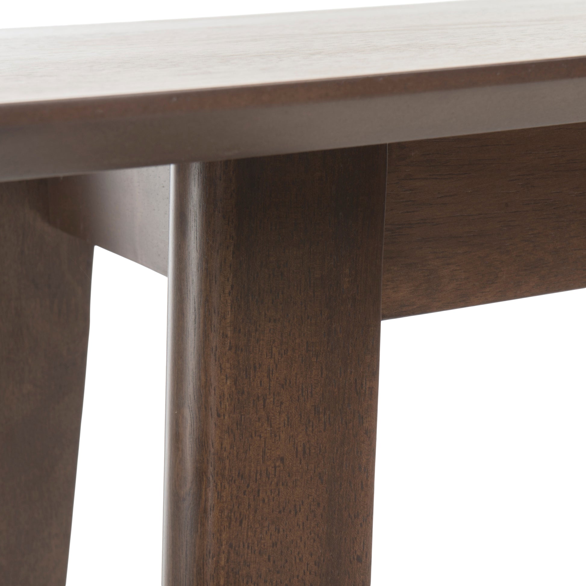 Wood Bar Table, Natural Walnut Finish, 17.72 In X 47.24 In X 42.01 In Walnut Mdf