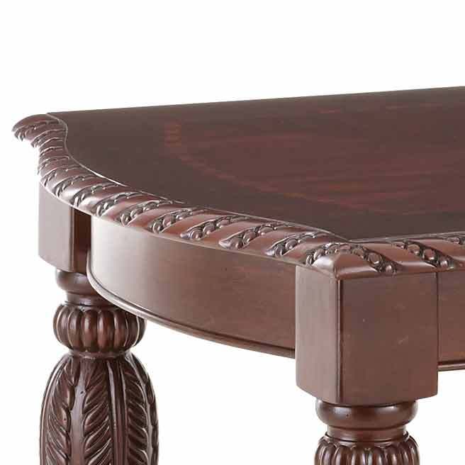 Antoinette End Table Brown - Brown Wood