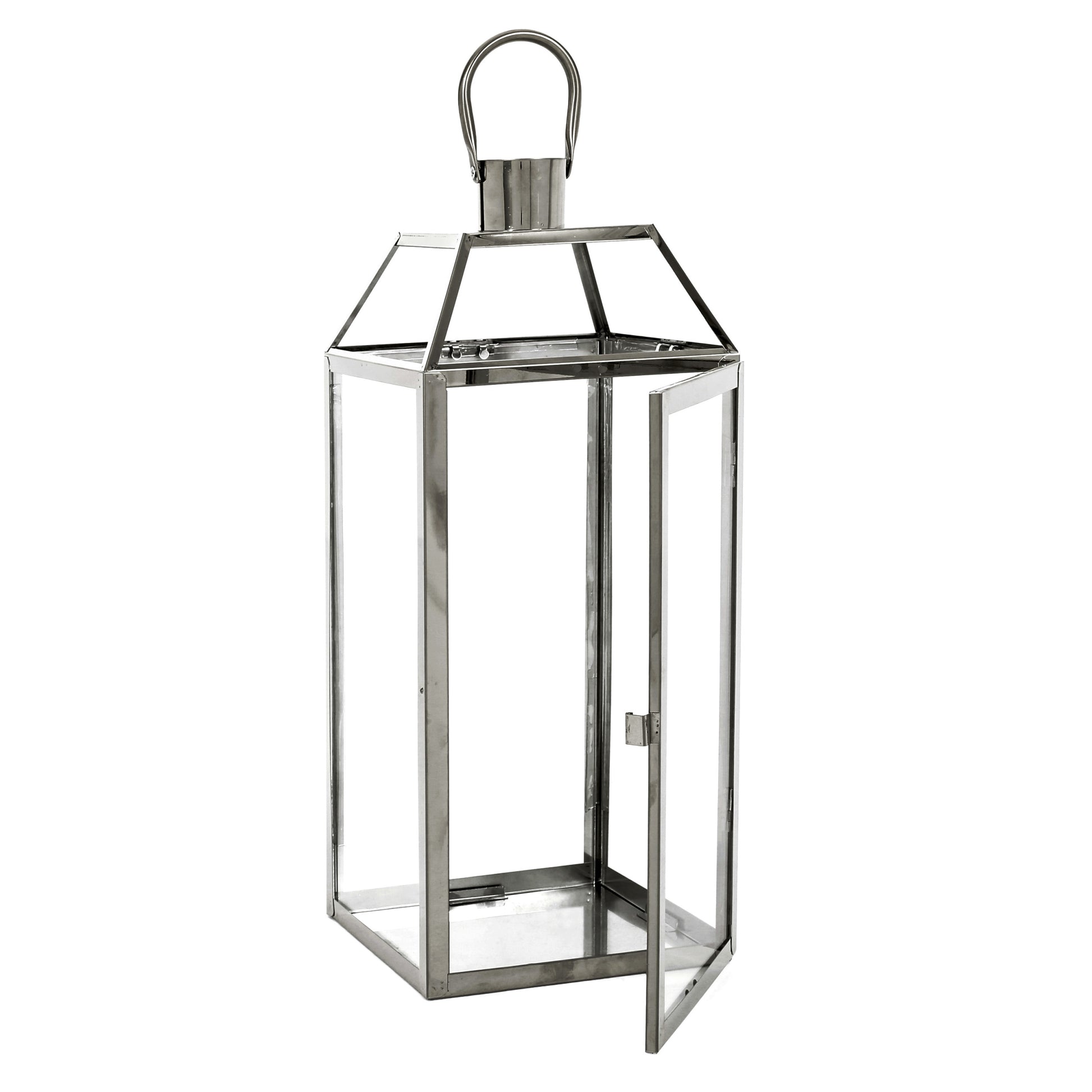 Harris 18"H Stainless Steel Lantern Silver Stainless Steel