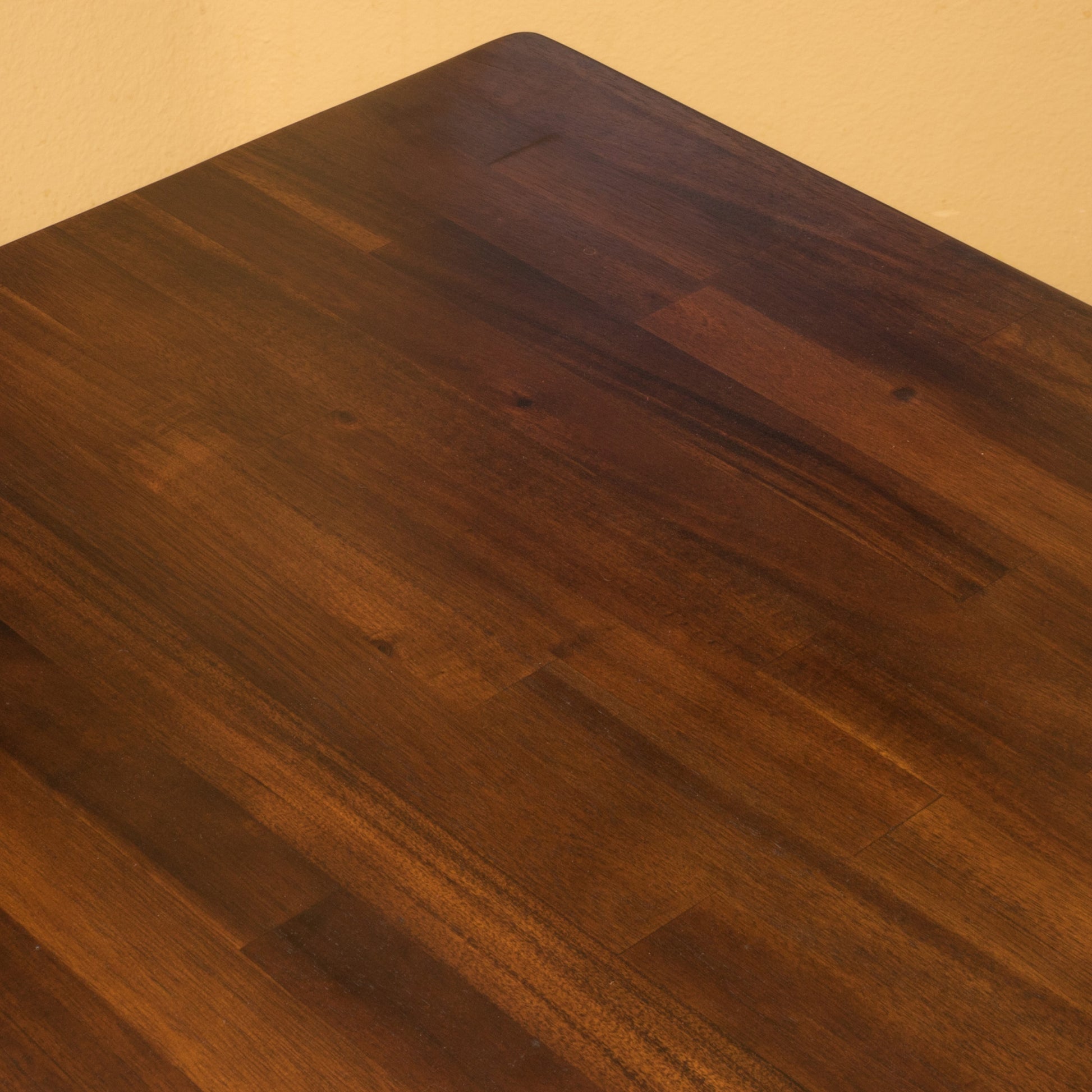 Dining Table, Rich Mahogany Brown Acacia Wood