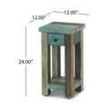 End Table Multi Solid Wood Mdf