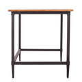 Lawrenny Reclaimed Solid Wood Desk Black Solid Wood