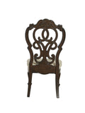 Royale Side Chair Set Of 2 Dark Brown Dark Brown Wood