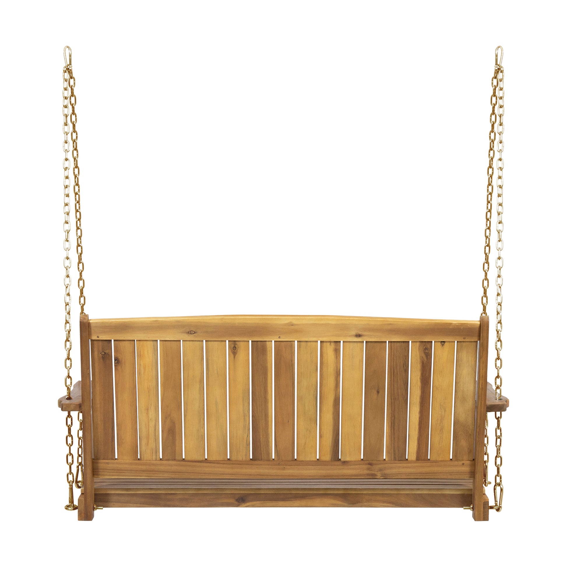 Tambora Porch Swing Teak Wood Metal