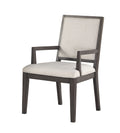 Mila Arm Chair Set Of 2 White White Fabric