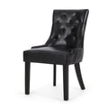 Cheney Dining Chair Kd Mp2 Set Of 2 Black Pu