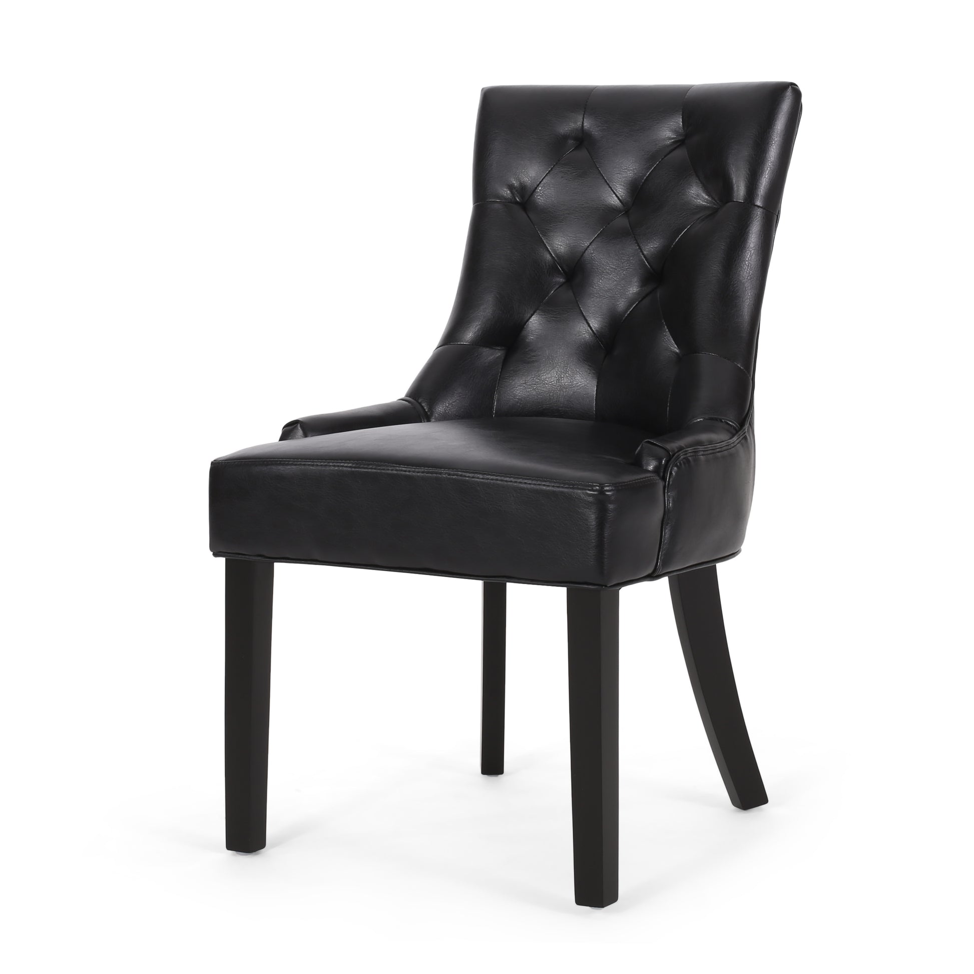 Cheney Dining Chair Kd Mp2 Set Of 2 Black Pu