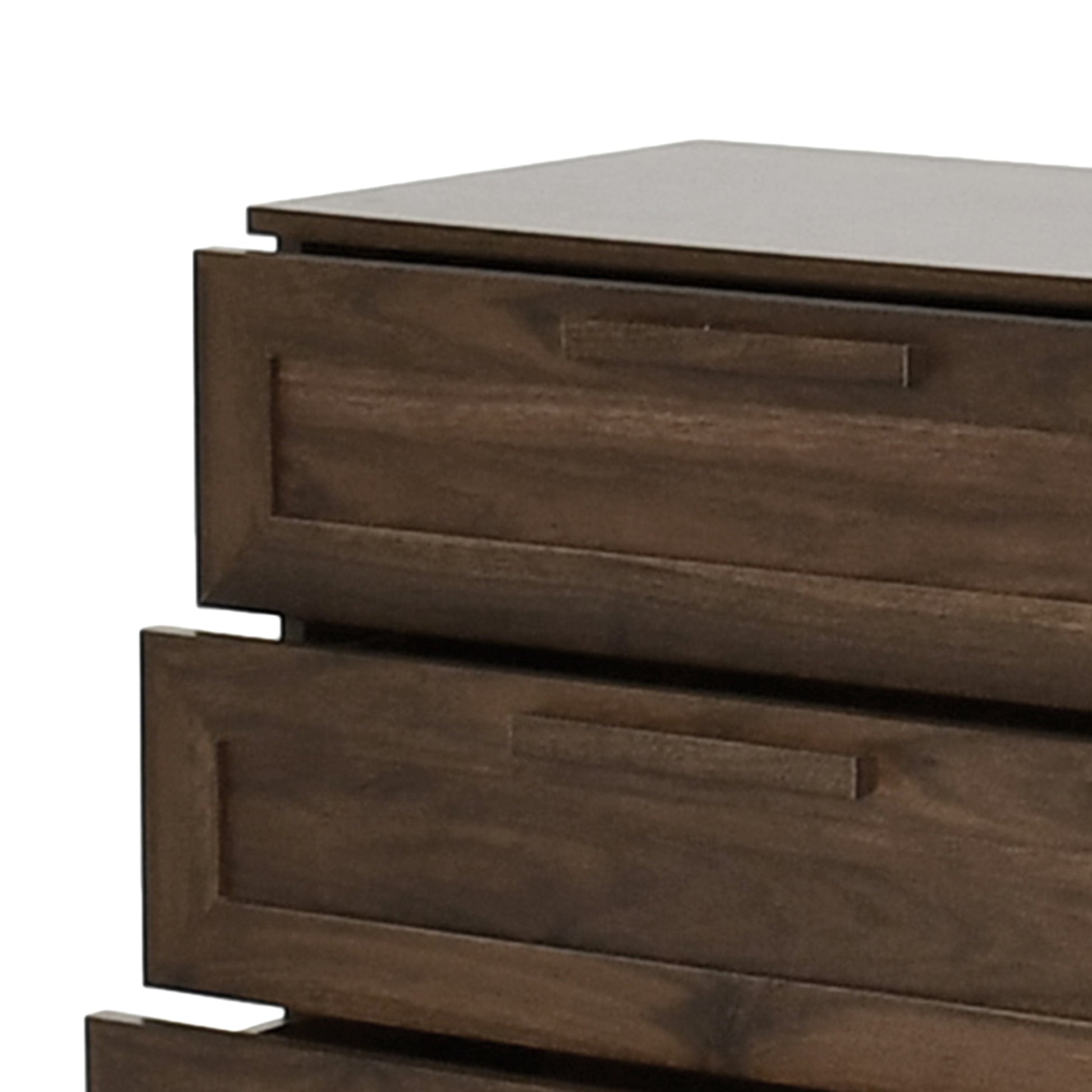 Delaney 4 Drawer Dresser Walnut Mdf