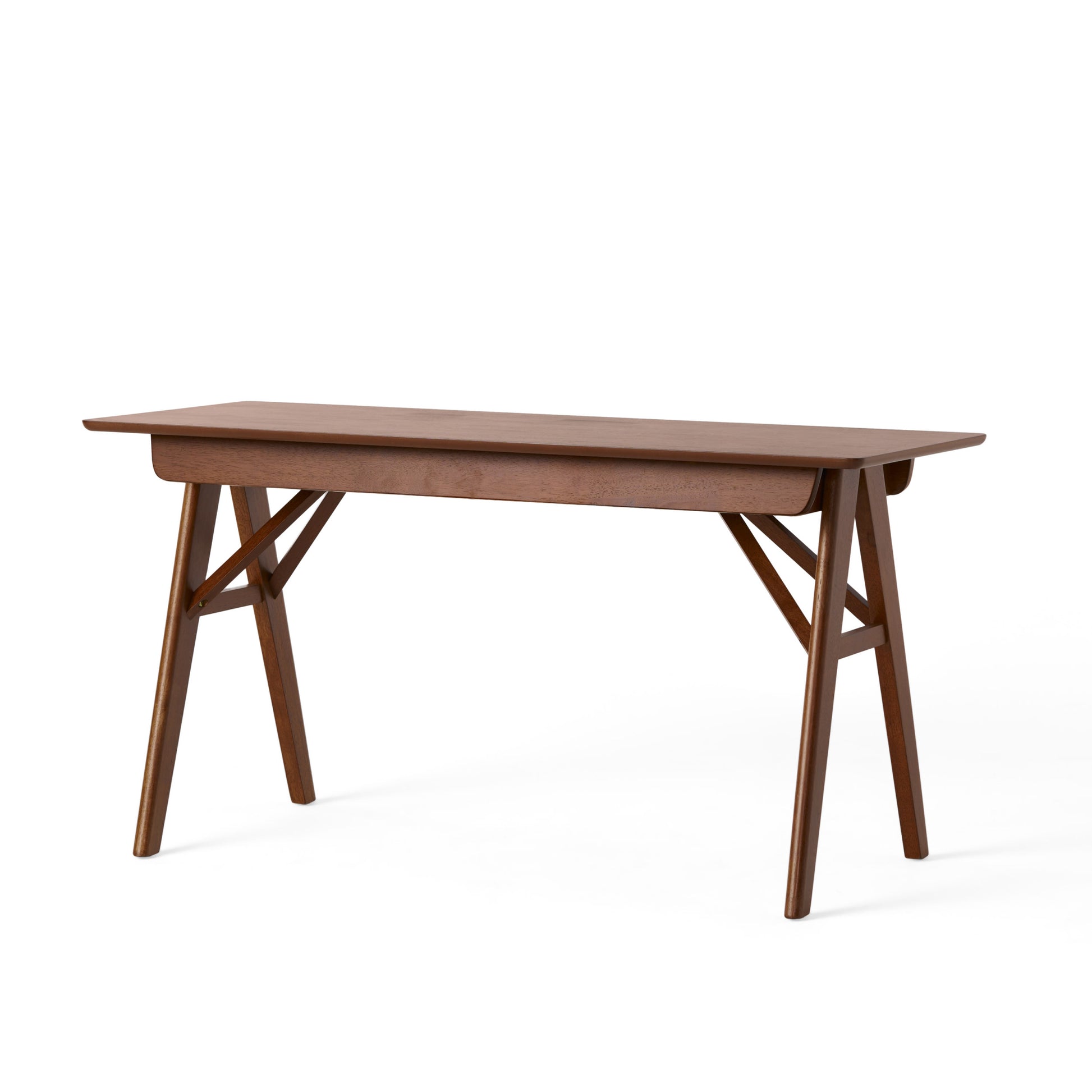 Desk Walnut Solid Wood Mdf