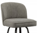 Anaheim Swivel Bar Chair Dark Gray Dark Gray Wood