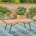 Canoga Coffee Table Teak Metal & Wood