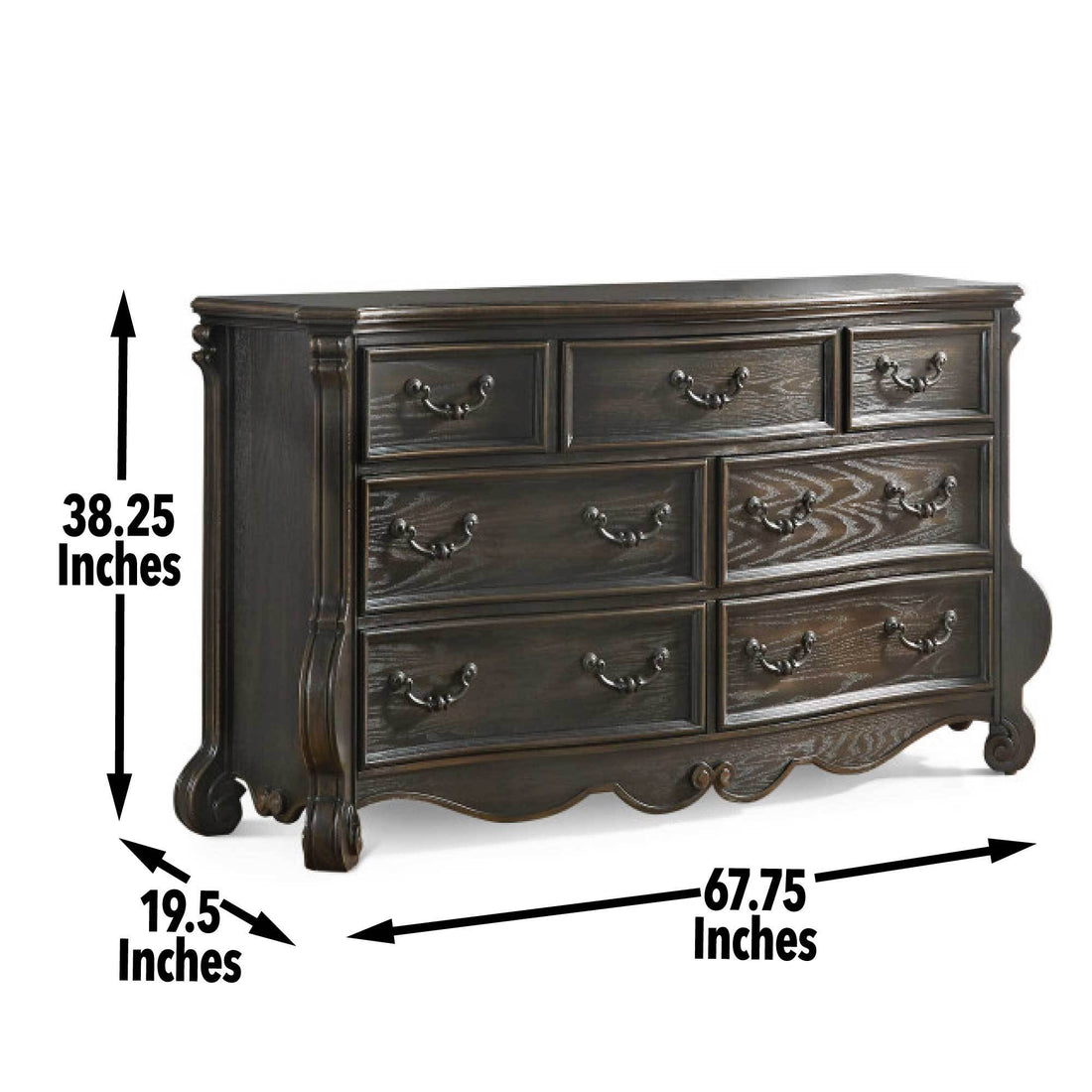 Rhapsody Dresser Dark Brown Dark Brown Wood