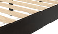 Nix Queen Platform Bed Black Queen Black Wood