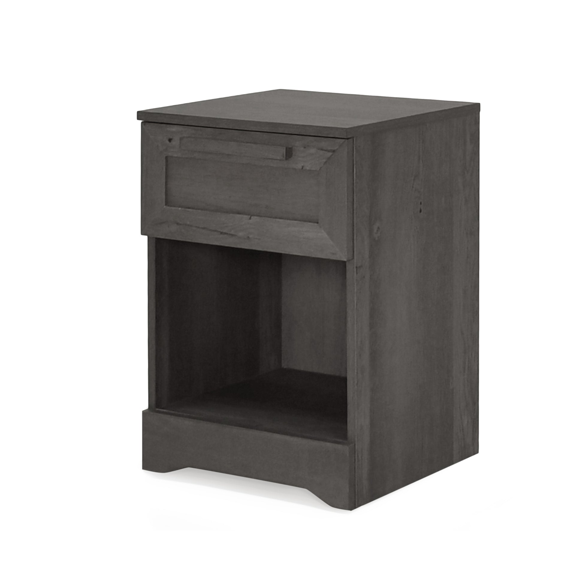 Delaney 1 Drawer Nightstand Grey Mdf